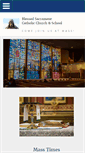 Mobile Screenshot of blessedsacramentmke.org